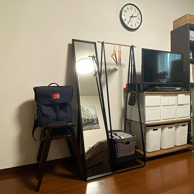 IKEA,スタンドミラー,Bedroom stの部屋