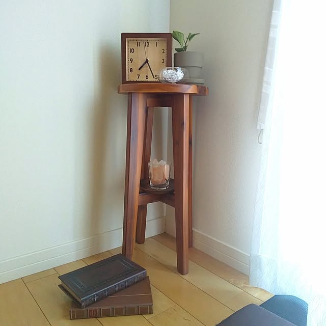 My Shelf,RoomClipショッピング,おうち見直し企画,整理収納,アカシア,スツール,ハイスツール,飾り棚,癒し,ありがとうございます rikkyの部屋