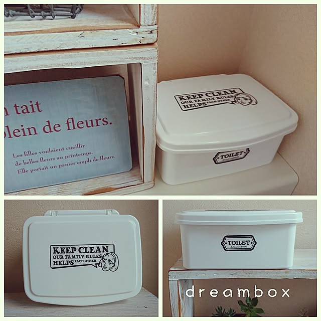Bathroom,トップバリュ,トイレクリーナー,見せる収納,セリア,耐水・耐熱シール dreamboxの部屋