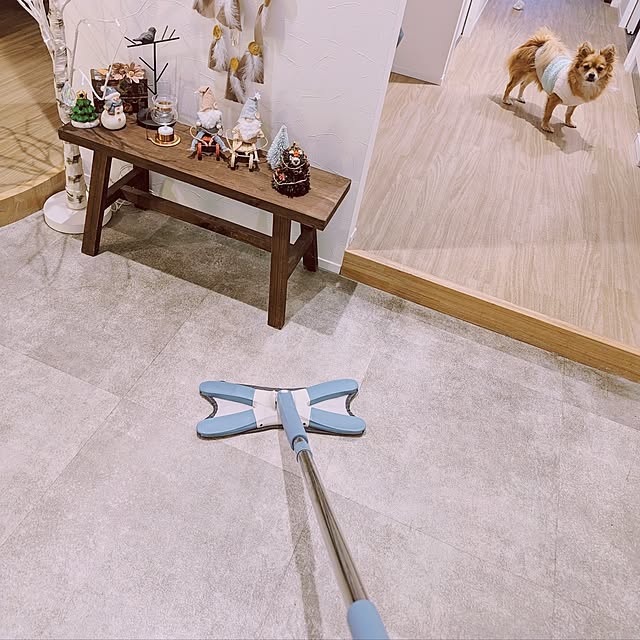 Entrance,大掃除,手を汚さない掃除,幅が広くて一気に拭ける,teamoちゃんの木の実ツリー noahの部屋