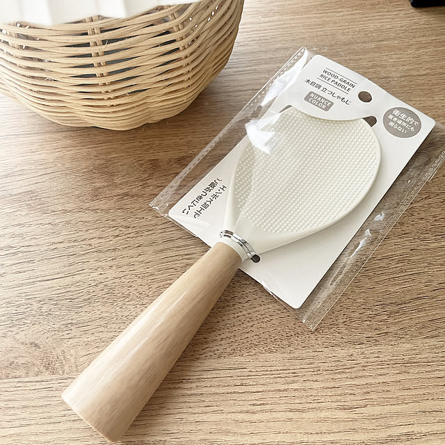 Kitchen,木目調,セリア購入品,セリア,しゃもじ,ナチュラル,購入品,ナチュラル雑貨,いつもいいねやコメありがとうございます♡,購入品紹介,ナチュラルインテリア,象印炊飯器,象印STAN.,象印,STAN.,炊飯器 asami.の部屋