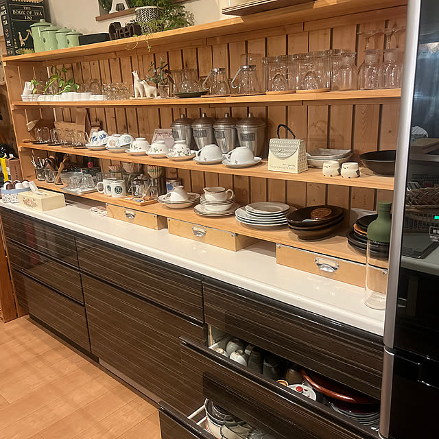 Kitchen,RoomClipショッピング,キッチン引き出し収納,モニター応募投稿,雑貨好き,おうち時間,お家時間を楽しむ♪,心地よく暮らす工夫,平家の家 rinrinの部屋