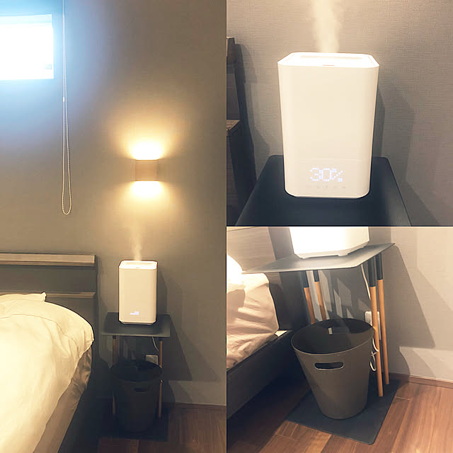 加湿器,住友林業,二世帯住宅完全分離型,ありがとうございます♡,RoomClipショッピング,おうち見直しキャンペーン,サイドテーブル,ゴミ箱,Bedroom haneの部屋