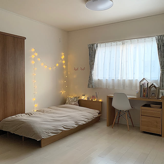 Bedroom,木製家具,子供部屋女の子,子供部屋作り,ボナセラ,ローベッド,2025年,ナチュラル,ナチュラルインテリア,こどもと暮らす,見てくださってありがとうございます♡,再投稿の為 お気遣いなく♪ koko_hikaの部屋