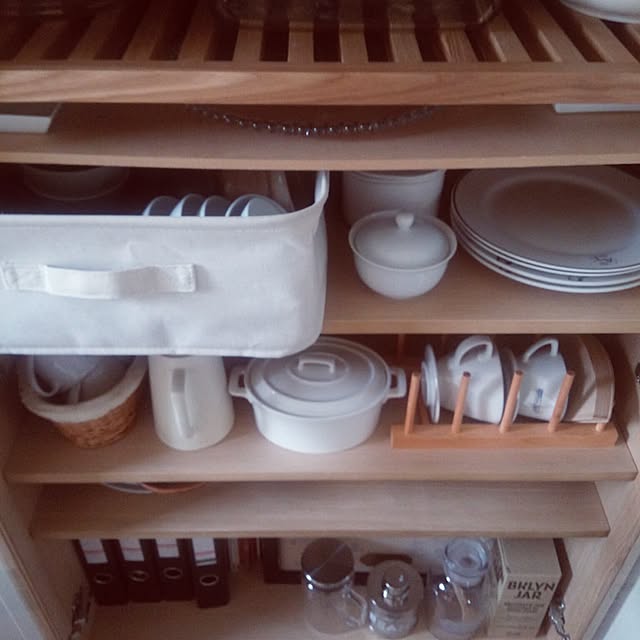 キッチン雑貨,無印良品,見せる収納,食器棚 ringoの部屋