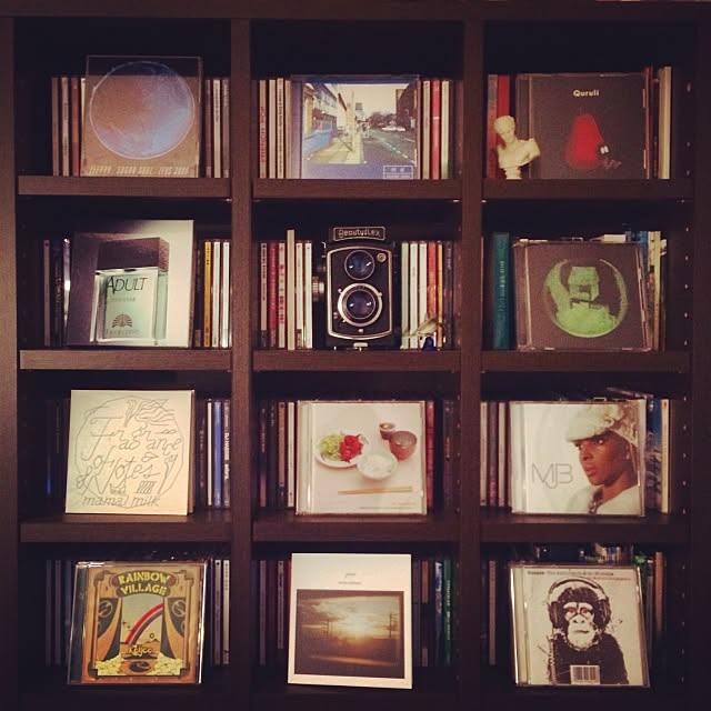 My Shelf,CD棚,CD,CDジャケット,音楽鑑賞,音楽もインテリア,ひとり暮し,賃貸,メンズ部屋,賃貸でも楽しく♪,無印良品 ari6196の部屋