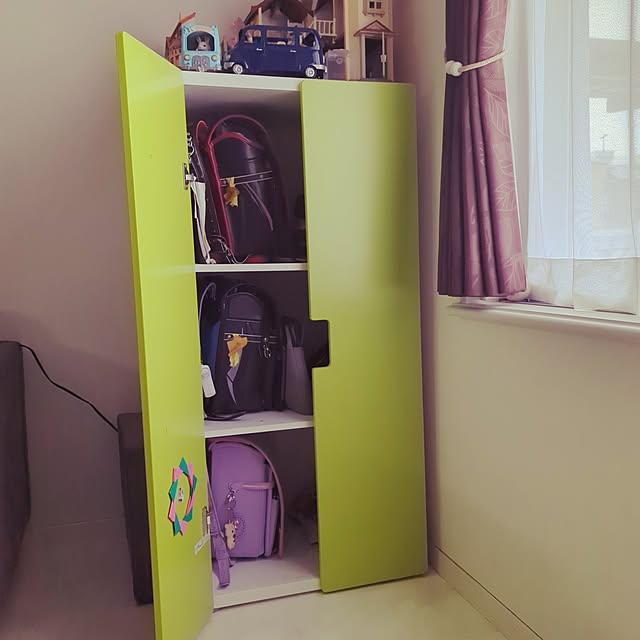 My Shelf,通学・通園グッズ収納,ランドセル置き場,ランドセル収納,IKEA,ランドセル収納棚 DIY,子どもと暮らす,建売住宅,2階建て,通学グッズ,子どものいる生活,ランドセル,子どものいる暮らし Yukaの部屋