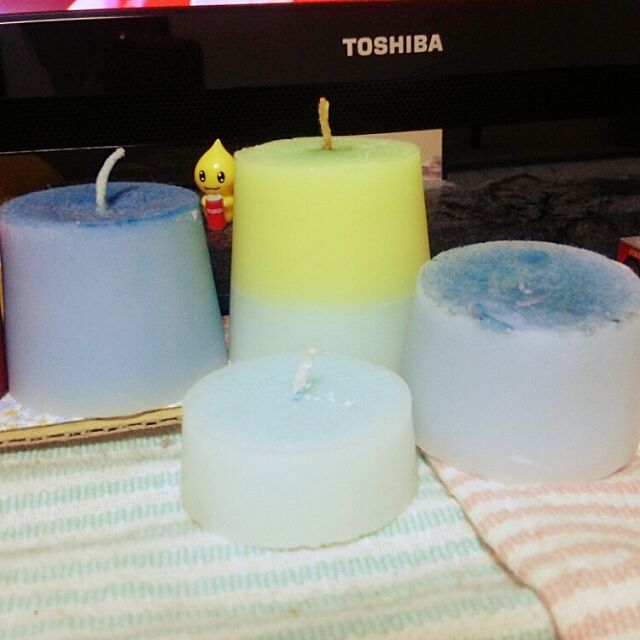 My Desk,アロマ,キャンドル,手作り,バニラの香り shiii33の部屋