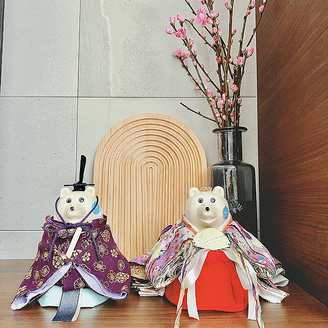 マンション暮らし,韓国雑貨ウッドプレート,はなもも,MARGARITAフラワーベース,ACTUS,お内裏様とお雛様,RCの出会いに感謝♡,miyumiyuさんの作品,miyumiyuさん♡ありがとう♡,ひな祭り,すっきり暮らす,しろくま貯金箱,minne,ストーングレース　グレー,ATELIER LA LUNE,LIXIL,クリエモカ,飾り方研究中♪,ヴィータス,エコカラットプラス,Lounge,miyumiyuちゃんの作品 haru29の部屋