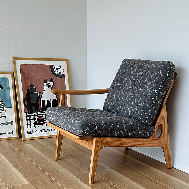 Lounge,マルニ60ソファ,マルニ木工,ミナペルホネン,木製家具,お気に入り,暮らしを楽しむ,心地よい暮らし,いえづくり,快適に暮らす,北欧,ポスターのある暮らし yococo_kurashiの部屋