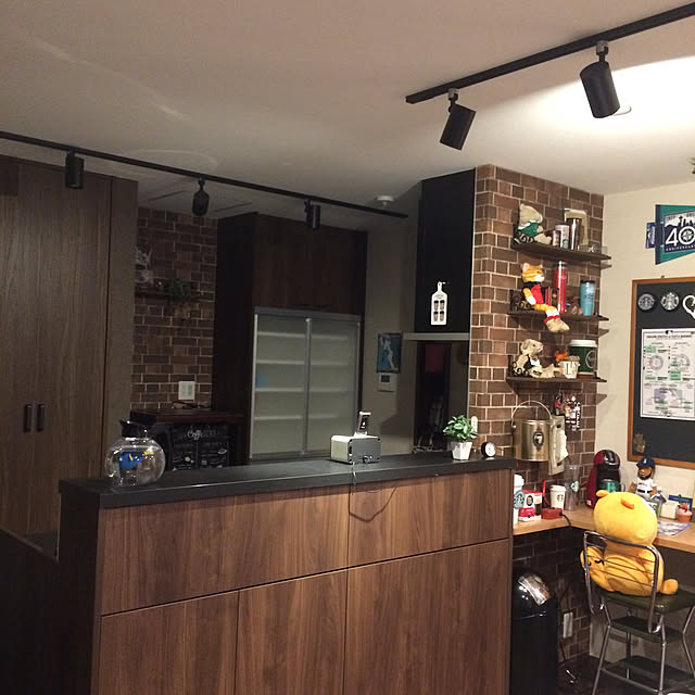 Kitchen,Pana Home多摩,Lクラスキッチン,パナソニック,カフェ風,スタバ M.の部屋