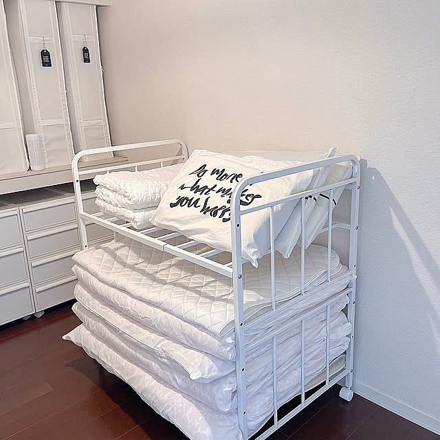 My Shelf,来客用の布団,布団収納ラック,布団収納 mikiの部屋