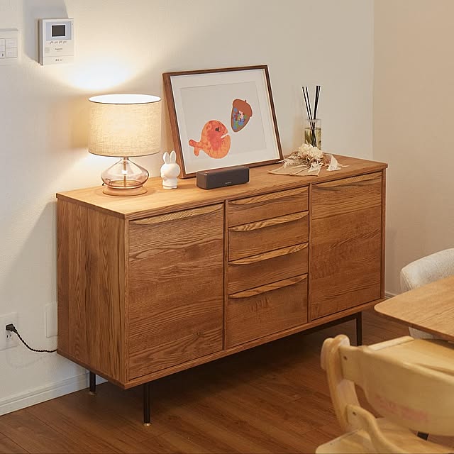 SONYスピーカー,momo natural,IKEA,INTERFORM INC.,Lorencio,ミッフィーちゃん,My Shelf aoshizukuの部屋