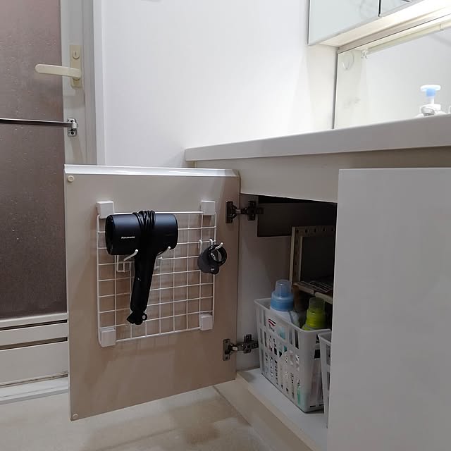 Bathroom,ドライヤー収納,Daiso,100均 kayoの部屋