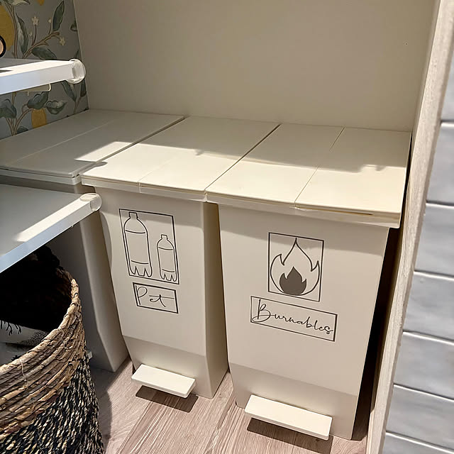 Kitchen,パントリー,キッチンのゴミ箱,マイホームインテリア,部屋づくりを楽しむ,リノベーションマンション ymの部屋