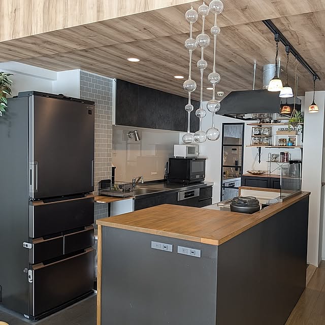 Kitchen,クリナップキッチン,クリナップ,2型キッチン,カウンターキッチン,カフェ風キッチン,カフェ風,イッタラ,アテネの朝,ペンダントライト,トルコランプ,リノベーション,IKEA misaki.tの部屋