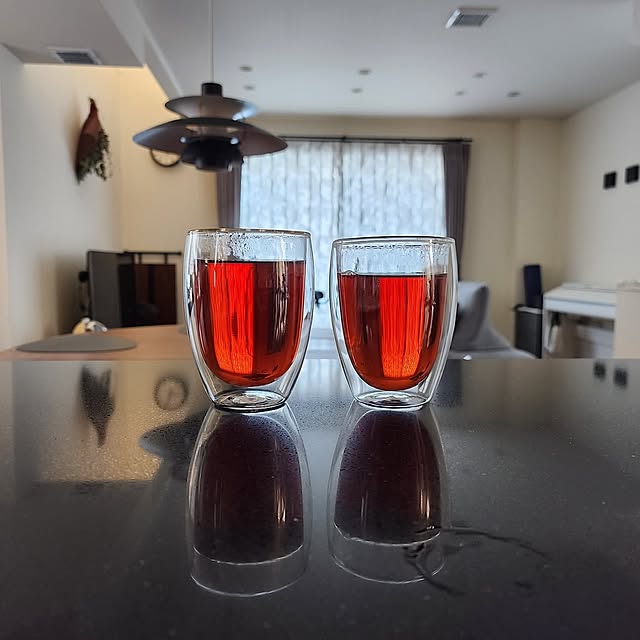 Kitchen,ティータイム,ボダムダブルウォールグラス,ボダム,紅茶好き,紅茶大好き,在宅勤務のお供,在宅勤務でカフェ,3時のティータイム,3時の休憩タイム 75の部屋