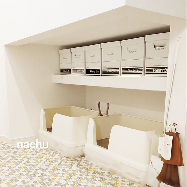 Bathroom,大掃除,猫,多頭飼い,猫と暮らす家,猫のための家づくり,セリア,収納,PlentyBox nachuの部屋