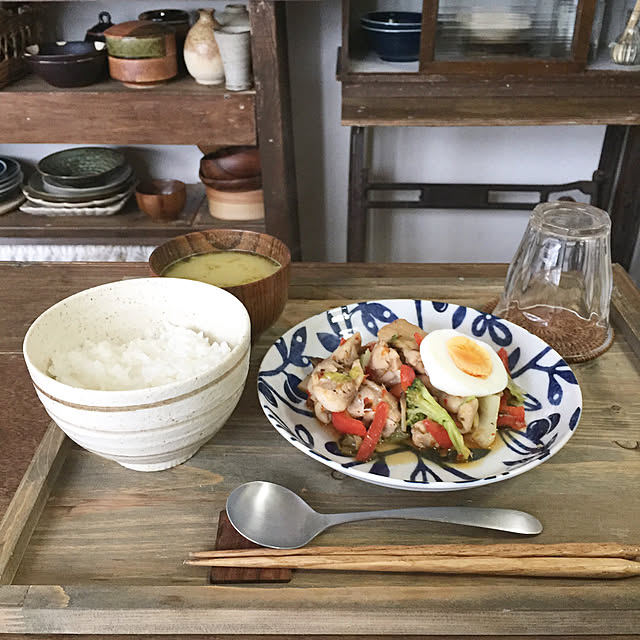 My Desk,ニトリ,食卓,ニトリ2018食器モニター,古民家風,食器,食器棚,ニトリ食器モニター,おうちカフェ,見せる収納 ayane_cielの部屋