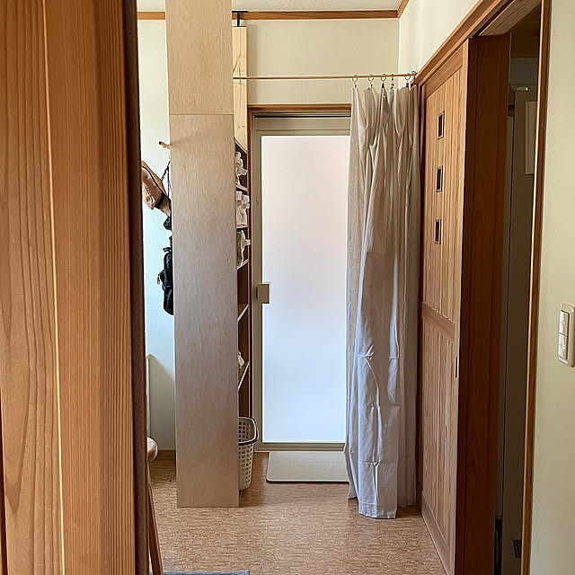 Bathroom,脱衣室の棚DIY kouchan.no.ieの部屋