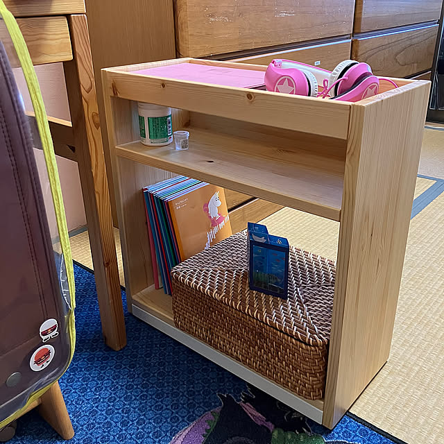My Desk,通学・通園グッズ収納,無印良品,次男 小3,ガチャガチャが好き,カラフルが好き,次男はピンクが好き,ワチャワチャが好き,デスクワゴン,無印良品週間,ランドセルはマルーン色←ピンク,買い活,うちの次男 koshiregutyoの部屋