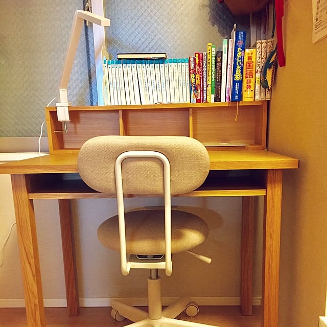 My Desk,壁につけられる家具,勉強机,勉強部屋,無印良品 abeの部屋