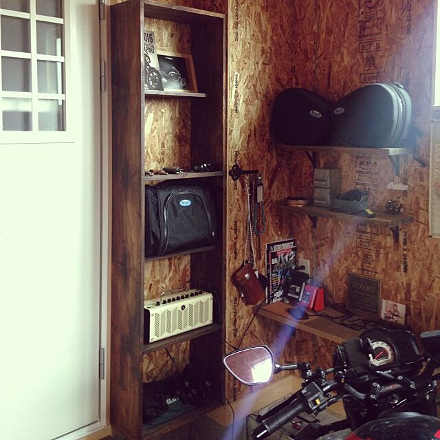 My Shelf,DIY,バイクガレージ,ガレージ,ハンドメイド shinshinの部屋