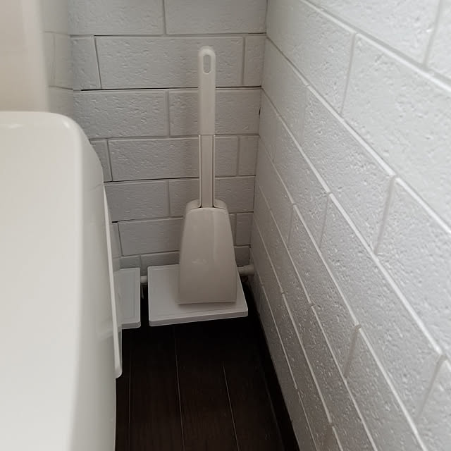 Bathroom,つっぱり棒,ダイソー,トイレブラシ midoriの部屋