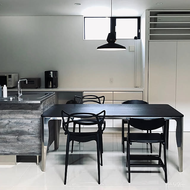 Kitchen,Horizon,ペンダントライト,ARTWORKSTUDIO,アートワークスタジオ,トースター,コーヒーメーカー,バルミューダ,サーモス,ダイニング,ブラック,イベント参加,インテリア,ダイニングテーブル,モダン,シンプル,kartell,キッズチェア,ダイニングチェア,トーヨーキッチン,ダイニングテーブル＆チェア,スタイリッシュ,マスターズチェア,toyokitchen,学習椅子,エアリー,一生紀,isseiki,アトランタ karenの部屋
