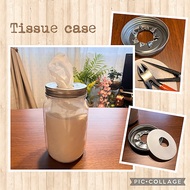 Lounge,かんたんDIY,ティッシュケース,100均リメイク,ダイソー雑貨,手作り雑貨,プチプラインテリア GowBooの部屋