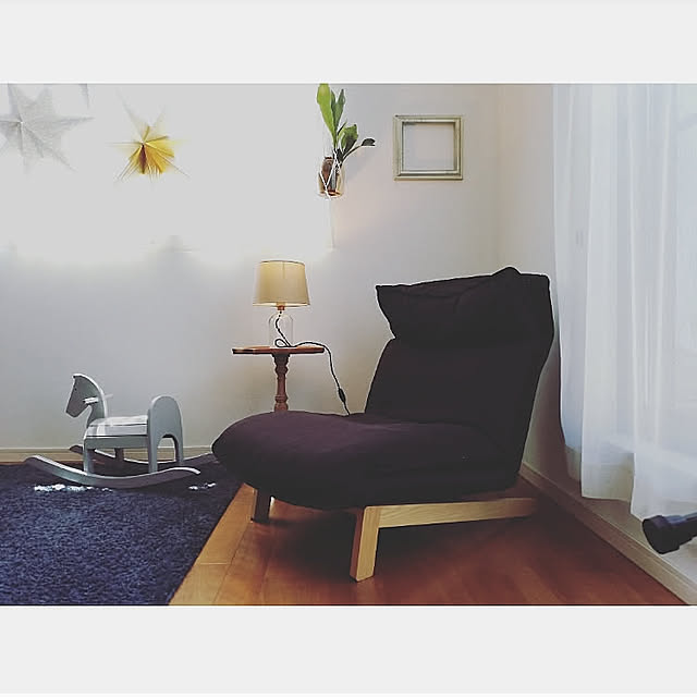 Overview,ニトリ,無印の椅子,IKEA,テーブルランプ,モニター応募投稿 mokoの部屋