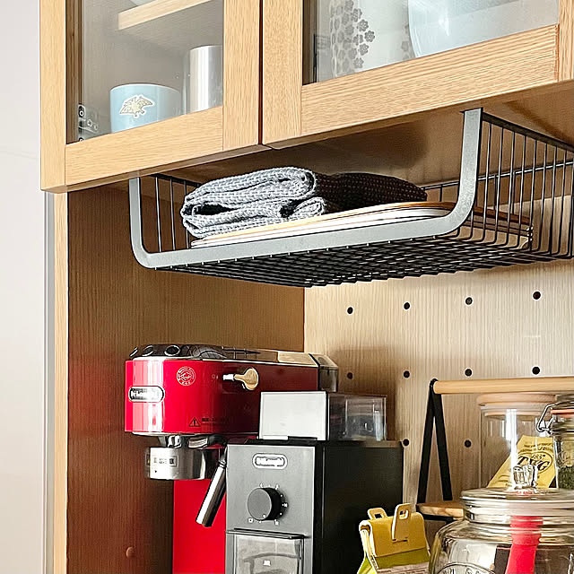 Kitchen,使い勝手◎,キッチンクロス,キッチン収納,ジョージジェンセンダマスク,コーヒーのある暮らし,ジョージ・ジェンセン・ダマスク,ティータオル エジプト,癒し,カフェコーナー,エスプレッソマシン,ささやかなカフェコーナー,またキチからの、またキチ,たたんでポン,おうちカフェ tantanmaruの部屋