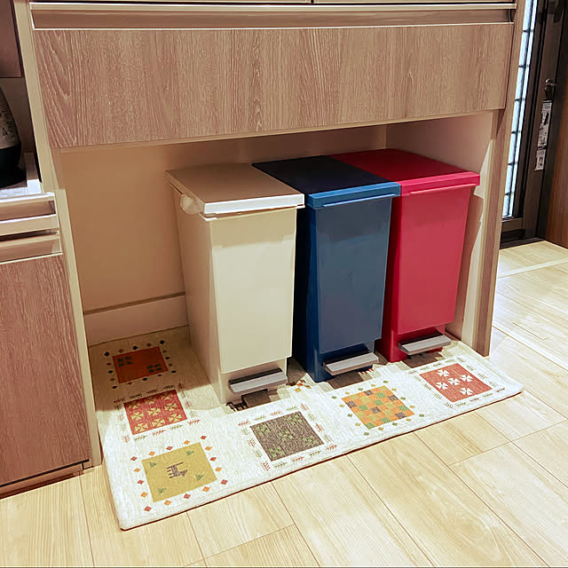 ニトリ,ゴミ箱収納,Kitchen yuki_の部屋
