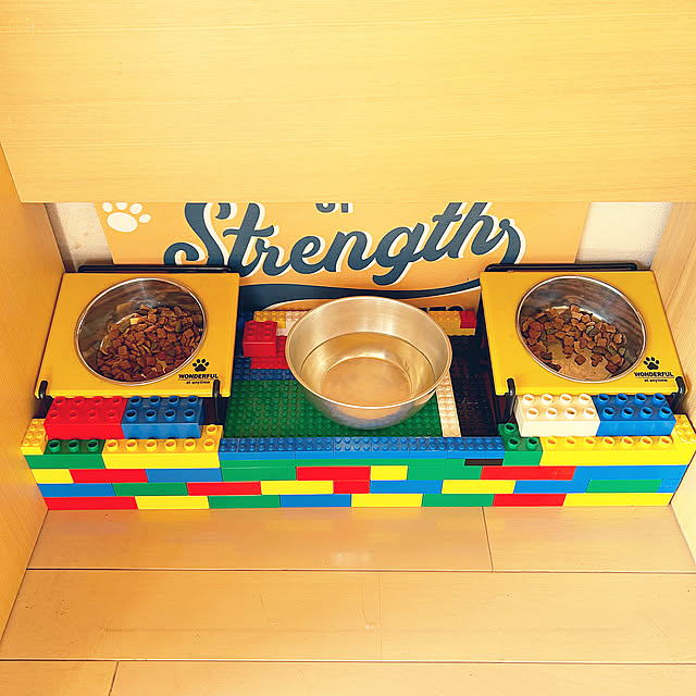 My Shelf,使わなくなった子供のおもちゃ,使わなくなった物を再利用,LEGO利用,LEGOが好き,LEGO,餌台 水飲み場,餌台DIY,餌台,猫,黒猫,猫と暮らす,猫スペース,猫のいる日常,猫と暮らす家,猫のいる暮らし,黒猫と暮らす suemonta14の部屋