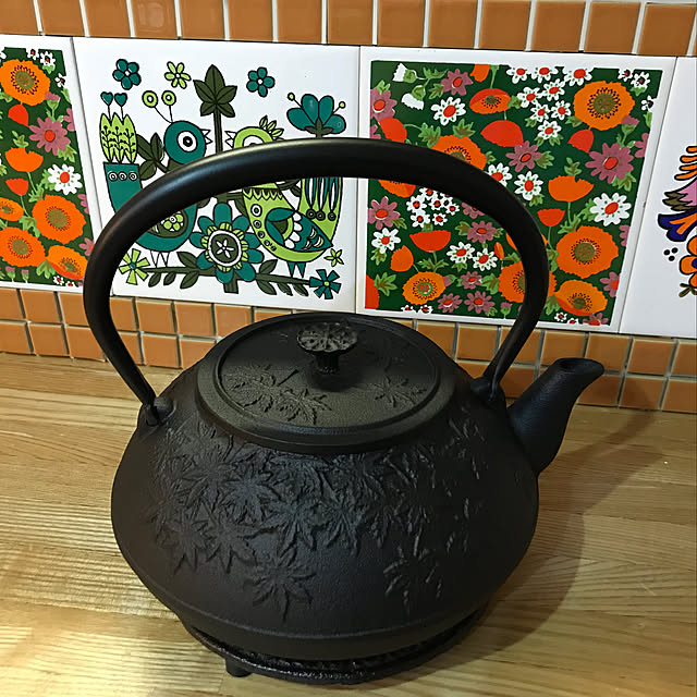 Kitchen,鉄瓶,南部鉄器,もみじ kayoの部屋