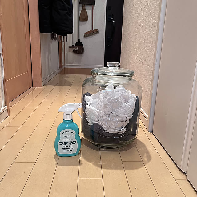 Entrance,床掃除,古着でウエス,ウタマロクリーナー,大掃除 okkunの部屋