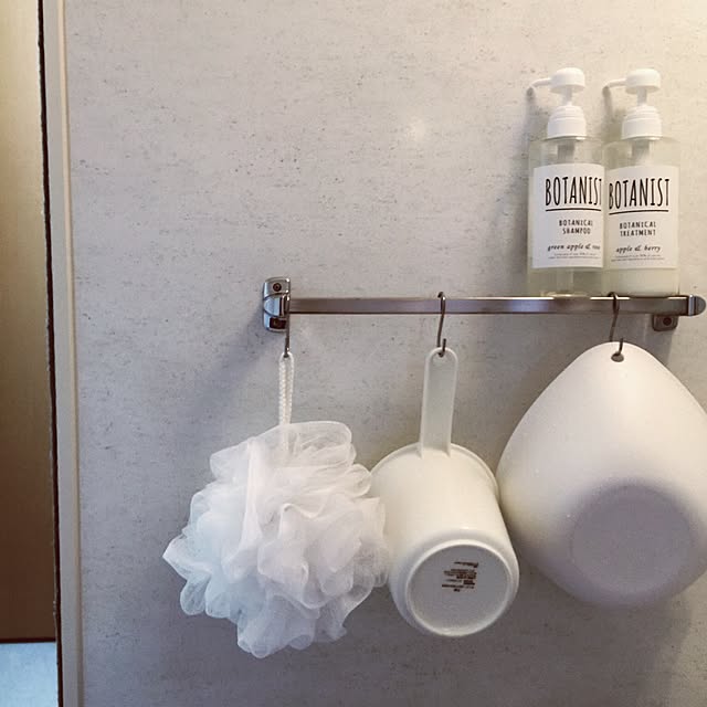 Bathroom,ダイソー,お風呂,シンプルライフ,綺麗にしたい,白,シンプル,掃除,無印良品,Daiso,ボタニスト,セリア,お風呂場 MUNKO_ayuの部屋