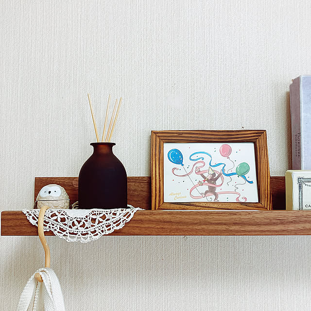 香りのある暮らし,無印良品,実家暮らし,実家,リラックス,小さなお部屋,ナチュラルな暮らし,ナチュラルインテリア,狭くてもあきらめない,木製家具が好き,四畳半,ブラウンインテリア,My Shelf george.biscuitの部屋