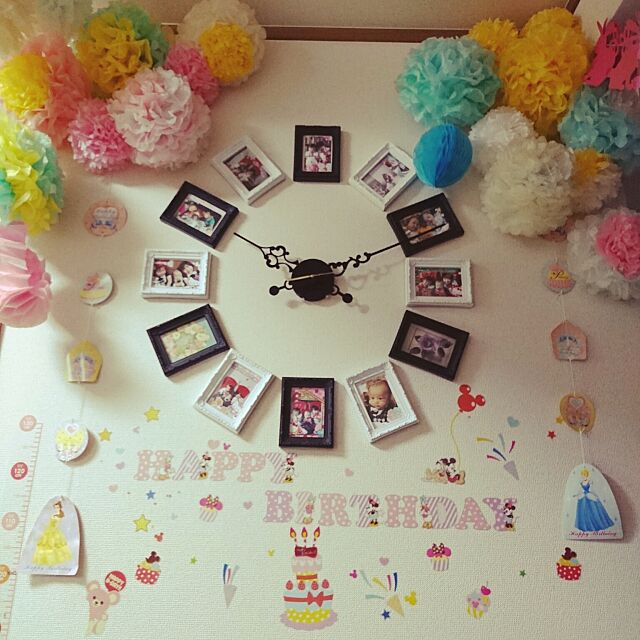 おしゃれで簡単 誕生日の飾り付けアイデア特集 Roomclip Mag 暮らしとインテリアのwebマガジン