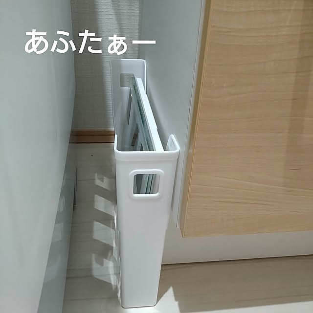 Bathroom,体重計,体重計置き場,体重計収納,セリア,セリア購入品,ファイルボックス,ファイルボックスハーフ happytearsの部屋