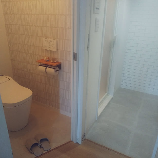 Bathroom,やめたこと,すっきり暮らす,暮らしを整える,いいね、フォロー本当に感謝です♡,シンプルな暮らし,暮らし,暮らしを楽しむ,おうち時間,洗濯,洗面所,トイレ,足拭きマット,マットなし生活,マットは敷かない派 yamamaの部屋