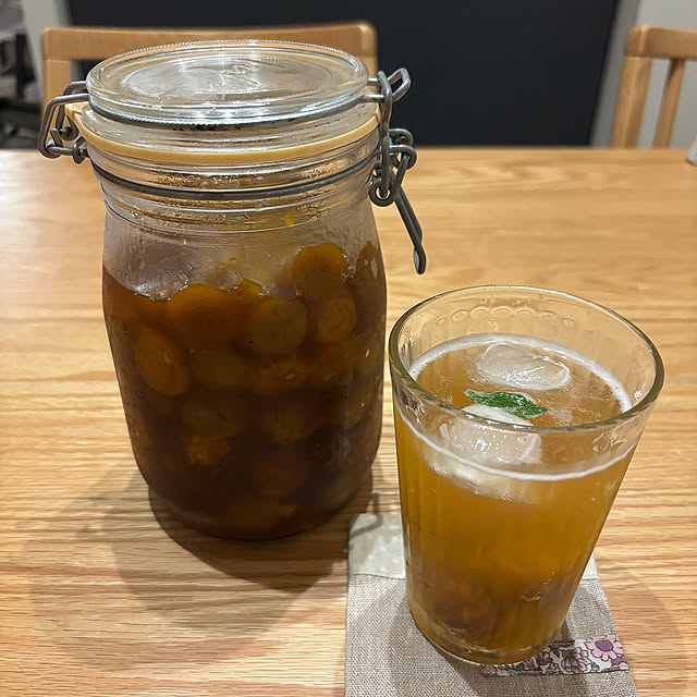 Kitchen,リネン,てづくり,梅仕事,梅シロップ,癒しセット,ナチュラル,雑貨,ガーデニング,カフェ風,北欧,木製家具 hannaの部屋
