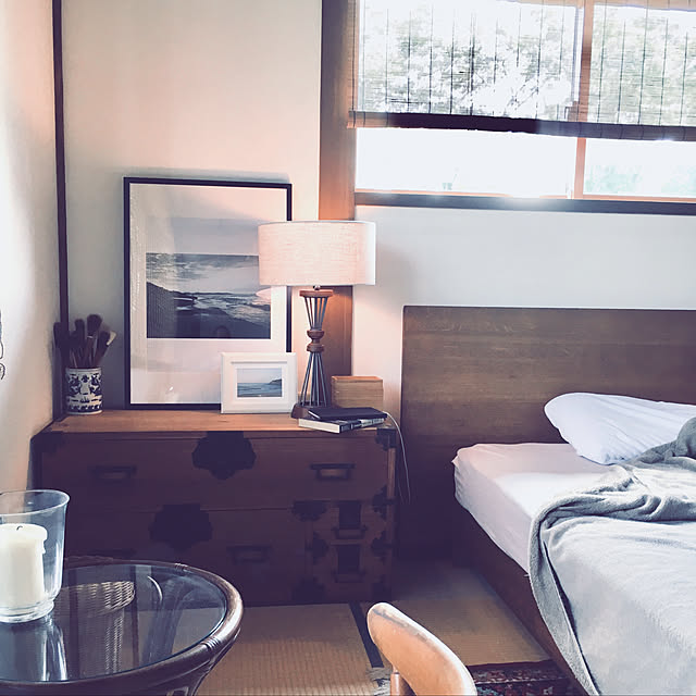 Bedroom,ACME,和ダンス,和室リフォーム,ヴィンテージ,和のある生活,和室,DIY,アンティーク,レトロ,インダストリアル,ホテルライク shijiminの部屋