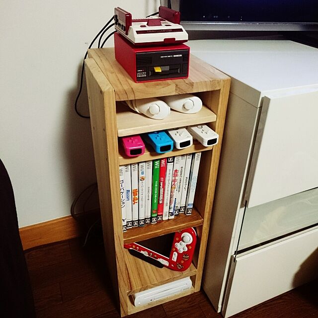 My Shelf,ゲーム,DIY,ゲーム部屋,WiiU,ファミコン tantanの部屋