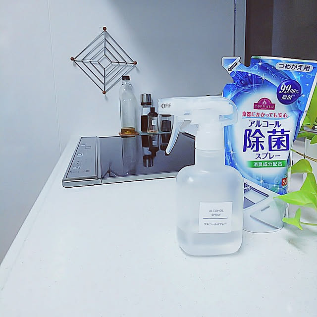 Kitchen,除菌,北欧好き,白も好き,綺麗にしたい,朝と夜のルーティーン,遅くからすみません,リセット 完了！ pipiの部屋