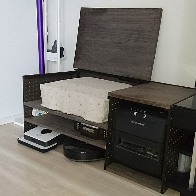 My Shelf,DIY,スッキリ,有孔ボード,お掃除ロボット,イチオシ！,ブラーバ・ ルーロ・ルンバ akiの部屋