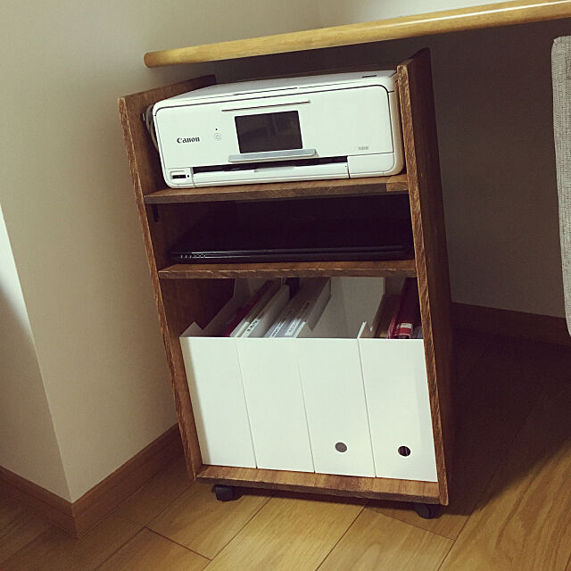 My Shelf,A4ファイルケース,パソコン収納,プリンター台,DIY,ニトリ mizu_nagiの部屋