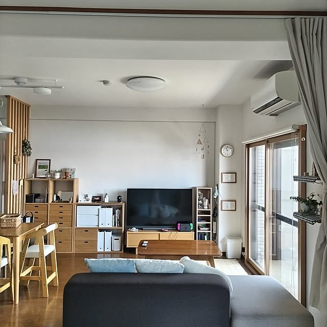 Lounge,リフォーム・リノベーション,マンション暮らし,築古マンション,リノベーション,低予算リノベ,いいねと、フォローの押し逃げすみません！,いいね！いつもありがとうございます♡,無印良品,こどもと暮らす sakiの部屋