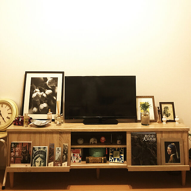 一人暮らし,My Shelf,1LDK 1人暮らし,LOWYAテレビボード,LOWYA Keitoの部屋