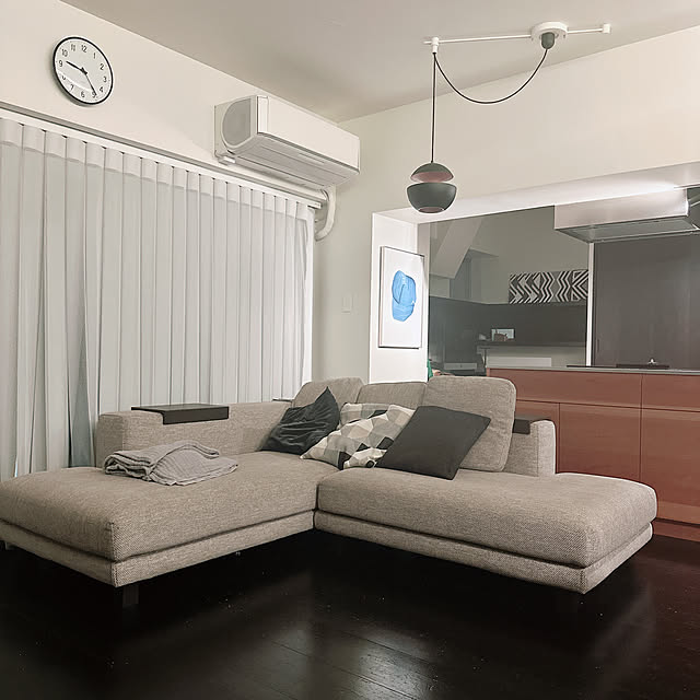 NOYES,NOYESソファ,ソファ,リノベーション,アイランドキッチン,築古マンション,Lounge MIkaの部屋